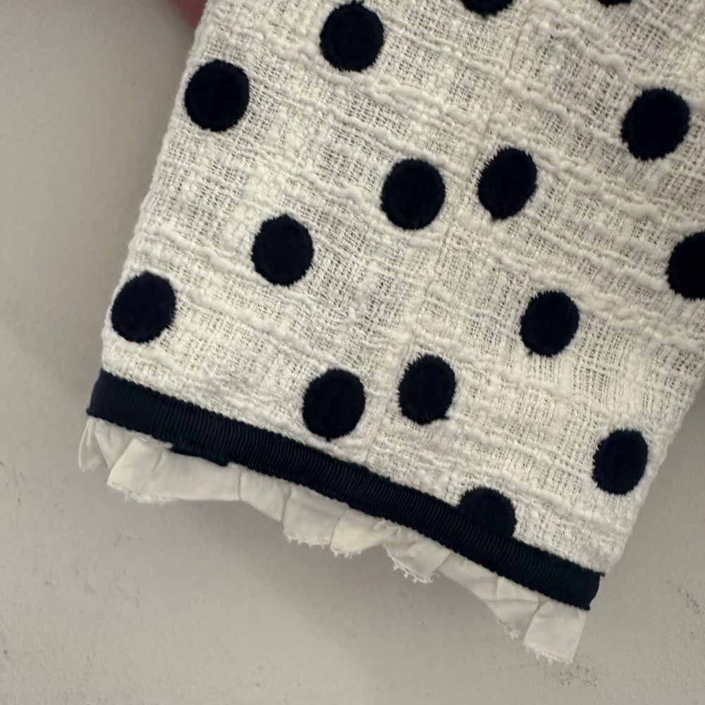 J. Crew Black and White Polka Dot Blazer - Picture 3 of 6